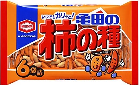 Японские орешки-крекеры Какинотане, смесь крекеров, 210г