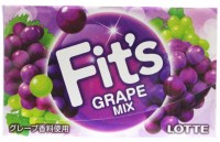 Жевательная резинка LOTTE FITS виноградный микс,12г