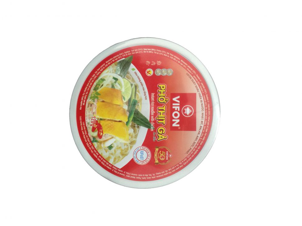 Лапша рисовая быстрого приготовления VIFON со вкусом курицы,125г