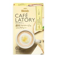 Японский черный чай Танегасима BLENDY AGF со вкусом классического чизкейка CAFE LATORY 66г, Япония
