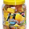 Манговое желе с кусочками кокоса в индивидуальных упаковках ABC Fruitery Jelly Mango Funny Hippo, 49 штук, 1400 г, Тайвань