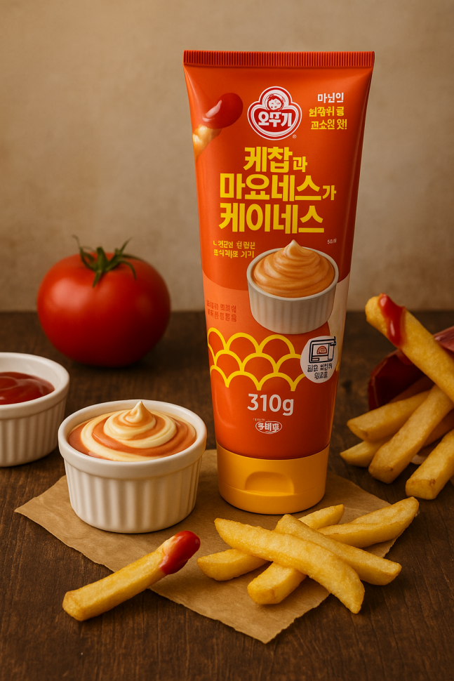 Соус Кеёнез майонез Оттоги с кетчупом и халапеньо, 310г