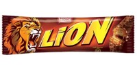 Шоколадно-карамельный батончик LION Nestle, 42г