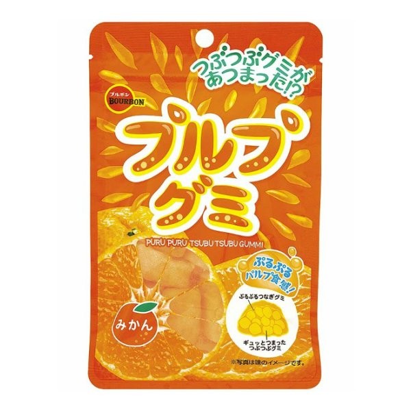 Жевательный мармелад Bourbon с японским мандарином Сетока 55г, Япония