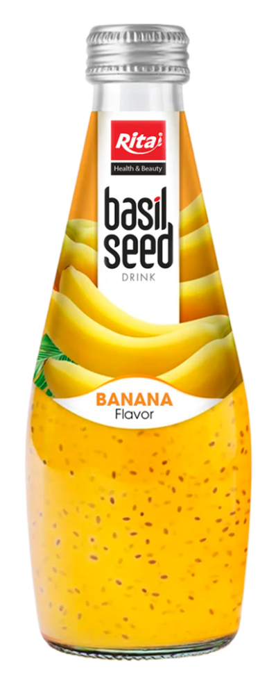 Напиток с бананом и семенами базилика Rita, 290мл, Вьетнам