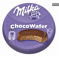 Шоколад Milka с вафлей, покрытой молочным шоколадом, 30г