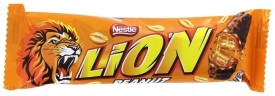 Батончик вафельный LION Nestle с арахисом, 40г