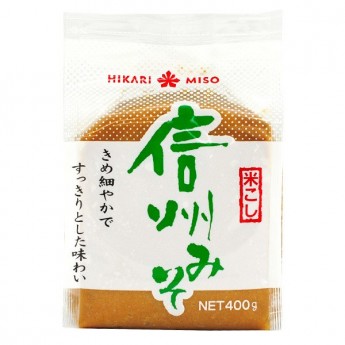 Соевая мисо паста Хикари Синсю светлая Hikari miso, 400г , Япония 