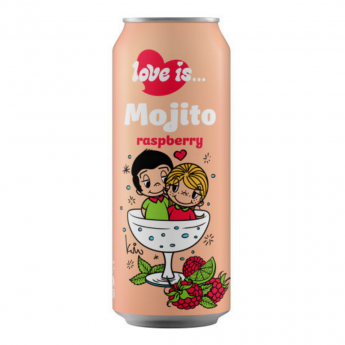 Напиток «Love is Raspberry» Мохито с ароматной малиной, 0,45 мл 
