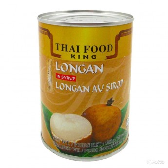 Лонган в сиропе Тай Фуд Кинг Thai Food King, 565г