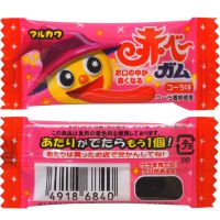 Жевательная резинка "Красный язык"  со вкусом колы Marukawa Red Cola, 4г, Япония