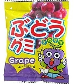 Мармелад Yaokin (Йокин) со вкусом винограда, 25г, Япония