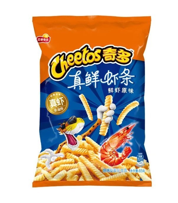 Чипсы Cheetos Real с креветками, 55г, Китай