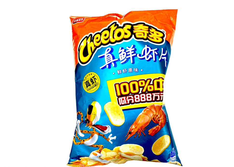 Чипсы Cheetos Real с креветками, 55г, Китай