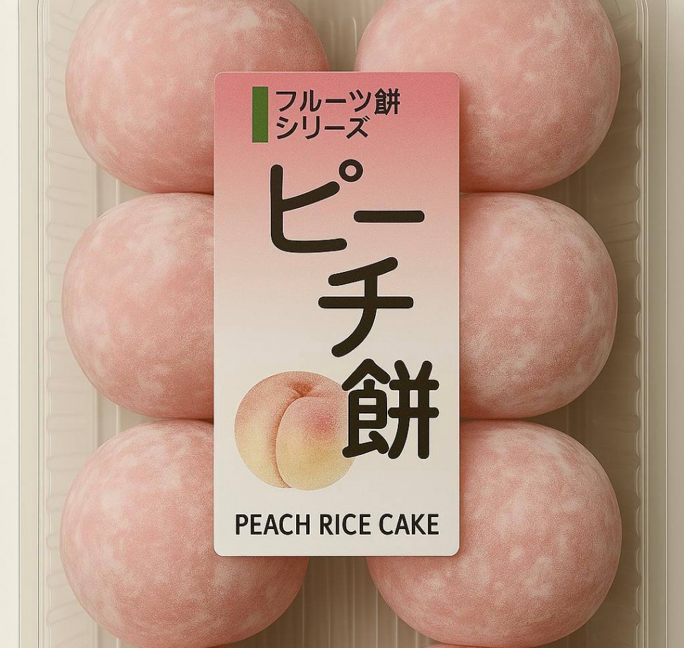 Японские Моти Дайфуку с Персиком Kubota Seika 6шт 160г Япония