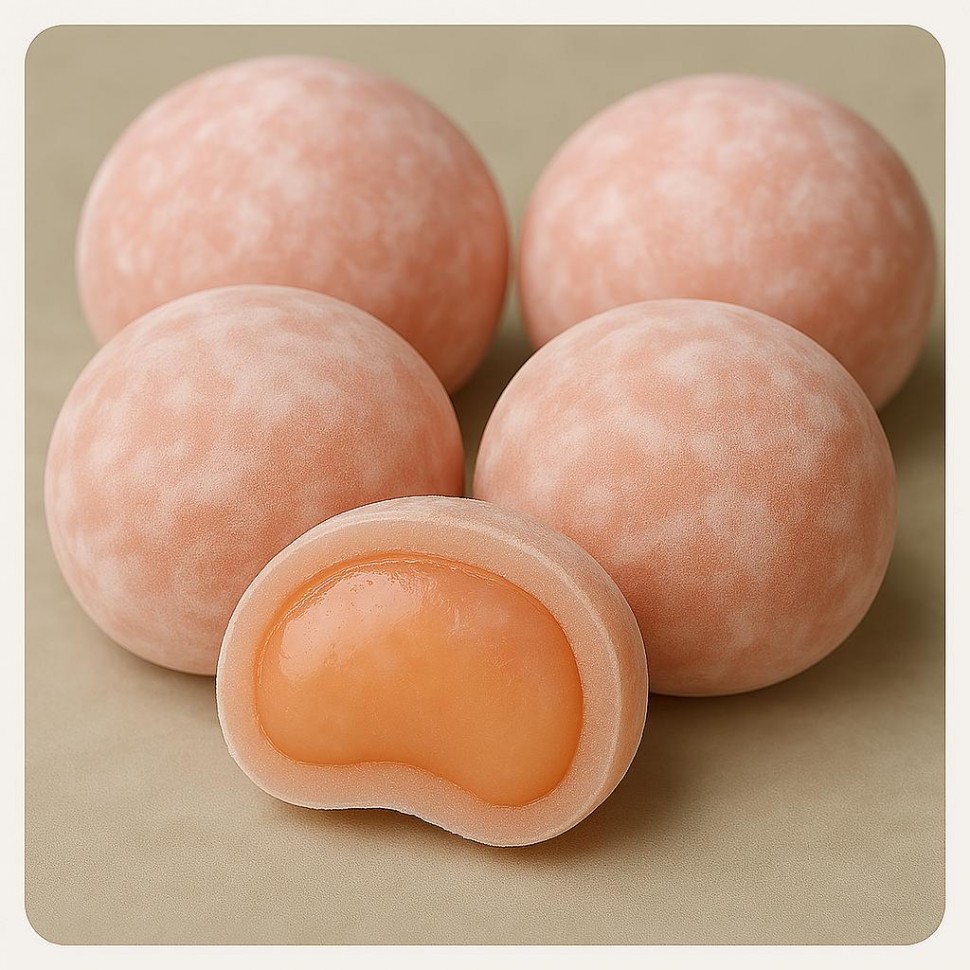 Японские Моти Дайфуку с Персиком Kubota Seika 6шт 160г Япония