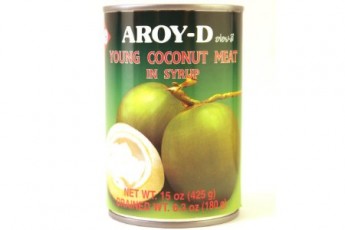 Мякоть молодого кокоса AROY-D в сиропе, 425г