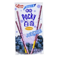 Печенье Поки черничное мороженое &quot;Сердечки&quot; Pocky, 45г, Китай