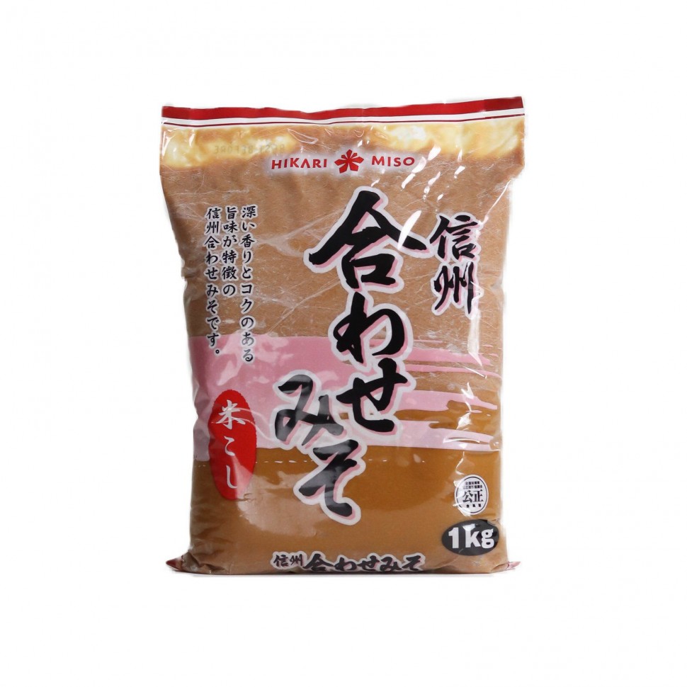 Соевая мисо паста Hikari Miso темная, 1кг, Япония