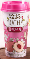 Напиток фруктовый чай Mucha со вкусом медового персика и чая Улун, 435мл, Китай