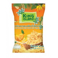 Кокосовые чипсы с манго, KING ISLAND Таиланд, 40г