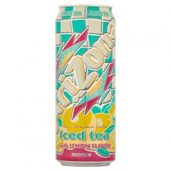 Черный чай Arizona со вкусом лимона, 340мл