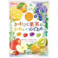 Карамель Kanro фруктовое ассорти, 65г, Япония