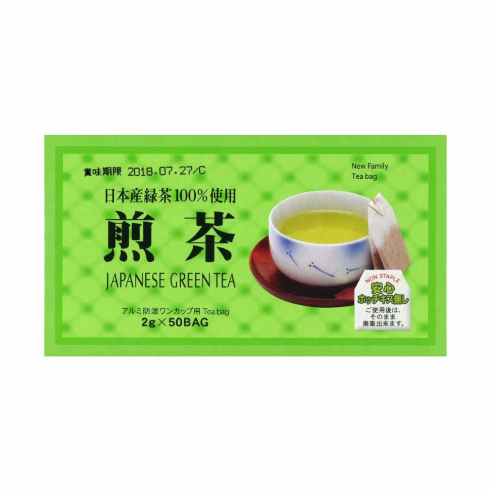 Зеленый чай Сенча OSK New family, 20 пакетиков, Япония