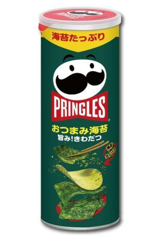 Японские картофельные чипсы Pringles со вкусом жареных нори и умами, 97 г