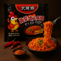 Лапша быстрого приготовления со вкусом индейки по-корейски BaiXiang, 112 г