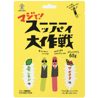 Жевательный мармелад Червячки "Хочу-Хочу" Зеленый лимон и Ацерола,Want Want Japan Co. 60г Япония