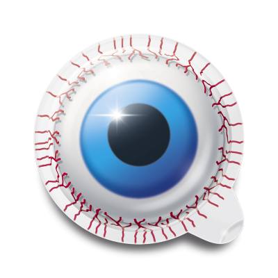 Жевательный мармелад "Глаз Тролля" с кислой клубничной начинкой, TROLLI, 18,8г