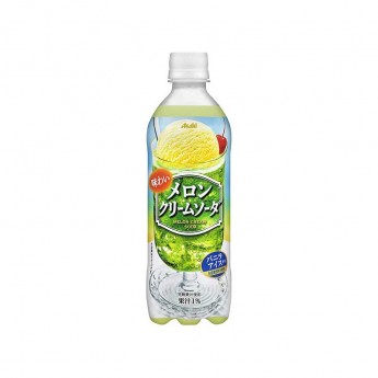 Крем-сода Тайваньская Дыня и Ванильное мороженое Asahi Soft Drinks, 500 мл, Япония 