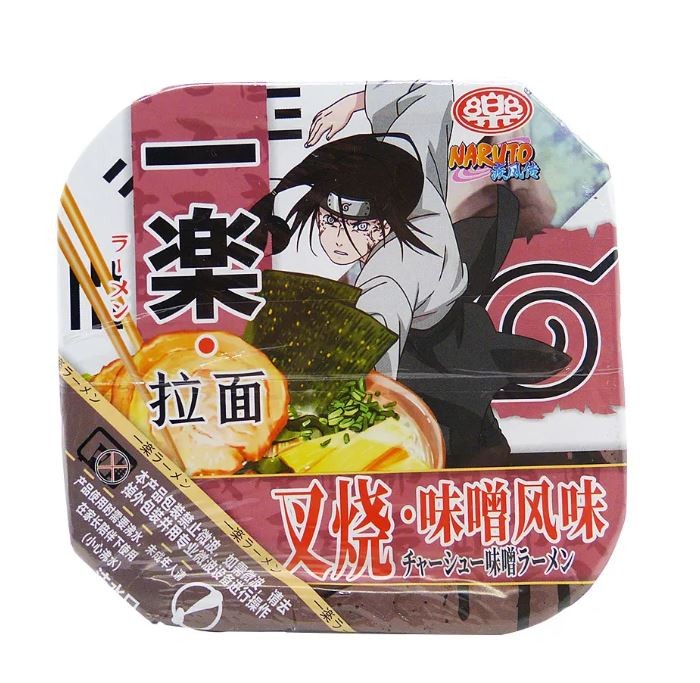 Рамен бп на свином бульоне с мисо, нори и чесноком Тонкацу Наруто Naruto Yile Noodles, 90 г, Китай