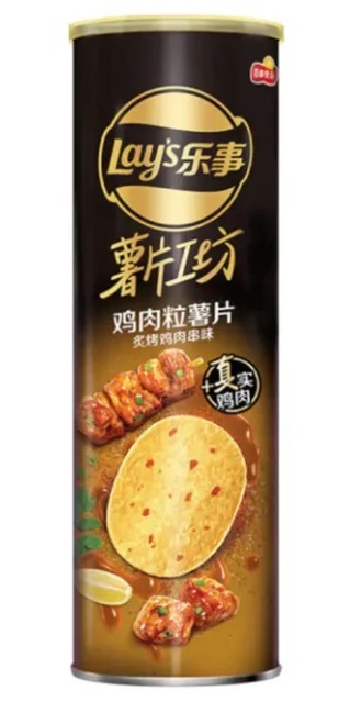 Чипсы Лэйс Lay's со вкусом куриного шашлыка, 90г, Китай