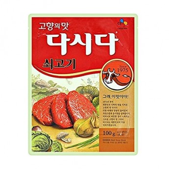 Вкусовая приправа Дашида для говядины СиДжей CJ Foods 100г, Корея 