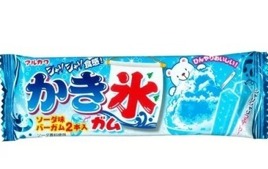 Жевательная резинка Мишка "Какигори" со вкусом содовой рамуне Marukawa 14,8 г Япония