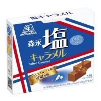 Мягкие молочные ириски Моринага с морской солью, комплексом витаминов и минералов Morinaga, 72 г, Япония