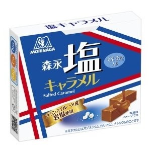 Мягкие молочные ириски Моринага с морской солью, комплексом витаминов и минералов Morinaga, 72 г, Япония