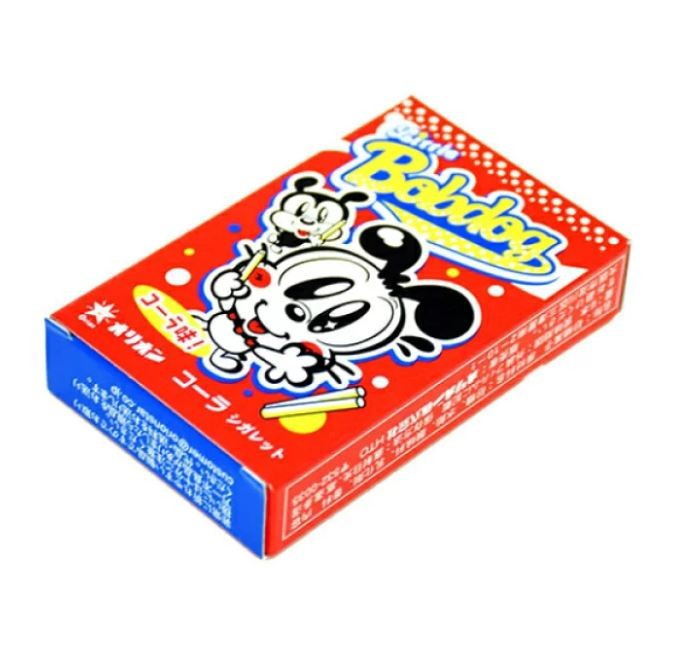 Сахарные трубочки "Сигаретки" со вкусом колы Орион Little Bobdog Orion, 6 штук, 14 г, Япония