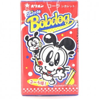Сахарные трубочки "Сигаретки" со вкусом колы Орион Little Bobdog Orion, 6 штук, 14 г, Япония
