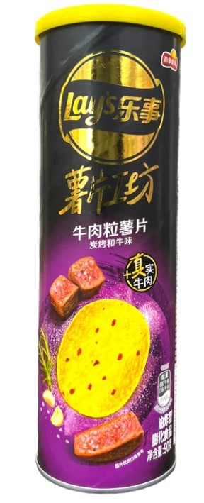 Чипсы Лэйс Lay's со говядины Вагю, приготовленной на углях , 90г, Китай