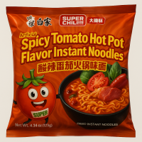 Лапша быстрого приготовления со вкусом острого томата BaiXiang, 123 г