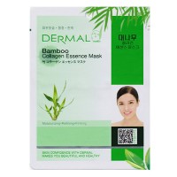 Коллагеновая маска Dermal с экстрактом бамбука Bamboo Collagen Essence Mask, Корея, 23г