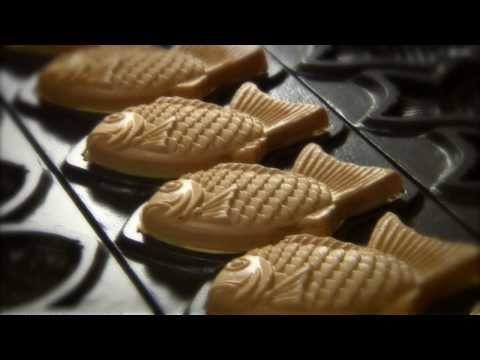 Вафельное печенье "Тайяки" Meito, Япония, 16,5г-video