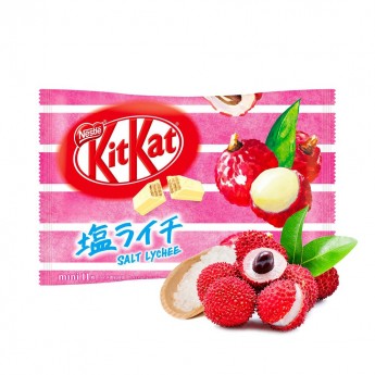 Японский Кит-кат с личи и соли Nestle, 11 х 11.6г