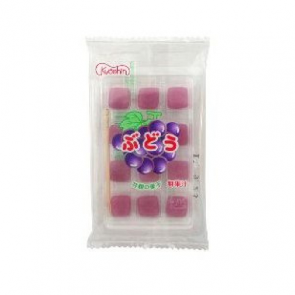 Жевательные моти с красным виноградом сорта Косю мини Kyoushin Seika, 12шт. Япония