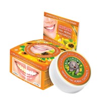 Тайская травяная зубная паста Thai Herbal Papaya Toothpaste с экстрактом папайи, 33г