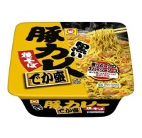 Лапша быстрого приготовления Якисоба карри со свининой TOYO SUISAN, 162г Япония