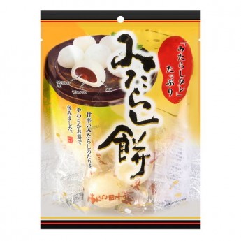 Японские моти Дайфуку со вкусом традиционного соуса митараши Kubota Seika 147г (пакет 10 шт) Япония